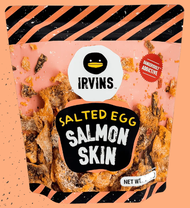 Irvins Salted Egg Fish Salmon Skin 80g 210g Kulit Ikan Telur Masin halal 咸蛋鱼皮