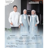 Akasa triple gamis and tunic
