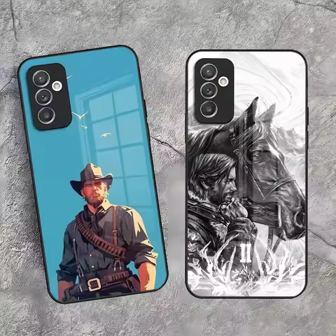 Red Dead R-Redemption RDR 2 Phone Case for Samsung Galaxy S26 S25 S24 S21 S20 S23 S22 FE Edge plus U