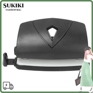 SUKIKII Hole Slot Puncher, 2 Hole Black 2 Hole Puncher, Durable Convenient Practical Universal Paper