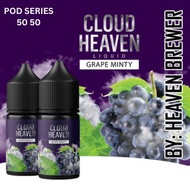 HOT ITEM! SPESIAL LIQUID GRAPE MINT POD SERIES 30 ML ANGGUR DINGIN MINT 30 ML CRUSH MEN ANGUR CRACKZ