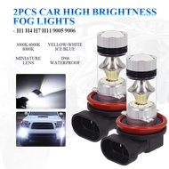 Ready Stock 2PCS H11 LED Fog Lamp 100W LED Fog Lamp Car Fog Lights H3 Led H7 H11 LED Fog Lamp H8 H9 