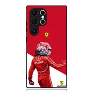 Case Samsung S25 S24 S23 S22 S21 S20 Ultra Plus Fe Lite Rubber softcase Custom Charles LECLERC F1