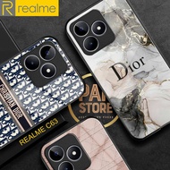 Softcase Glass Case Realme C63 2024 Latest Realme C63 Mobile Phone Case - Mobile Phone Protector - M