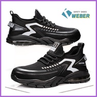 ☈ ☜ ◮ WEBER Steel Toe Safety Shoes For Men Anti-slip Hiking Shoes Work Shoes Caterpillar