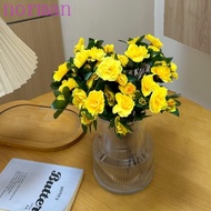 NORMAN Artificial Azalea Flowers Branches, Fake Flowers Simulation Plant Simulation Azalea Floral, R