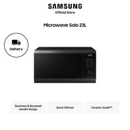 Samsung MS23DG4504AGSP Solo Ceramic Inside Microwave Oven, 23L, Black Stainless Steel