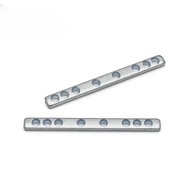 DD-50Pcs Electric Guitar 6 Hole Humbucker Pickup Metal Spacer Bars Pole Spacing 50mm 52mm Neck Bridg