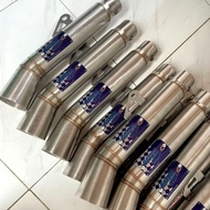 AUN super open stainless pipe 50/ 51mm - canister Exhaust AUN only