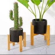 KAYU Standing Flower Pot/Wooden Decorative Flower Holder