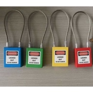 Safety Padlock Loto Wire Padlock Cable Padlock Wire Loto