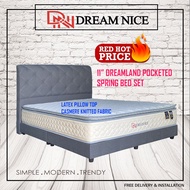 Latex Topper Mattress + Bedframe (TK2117+TK1688)