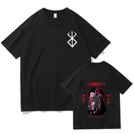 Berserk T Shirts Guts Funny T Shirt Men Cool Manga Graphic T-Shirt Japanese Anime Women Cotton Manga