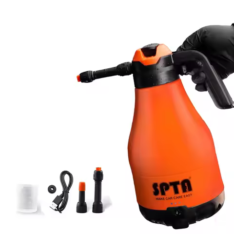 SPTA Cordless Car Wash Sprayer 8.4V 1.8L Foam Spray Special Device Watering Can Manual Pneumatic Cor
