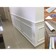 DIY WallSkirting / Wainscoting / Wainscoating / Bingkai/Chair Rail/Chair Board/Border/Frame Decorati