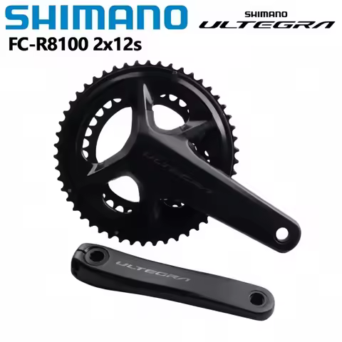 Shimano ULTEGRA R8100 Crankset 2x12s Road Bicycle 165mm 170mm 172.5mm 50-34T 52-36T Hollow Integrate