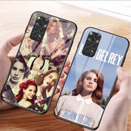 Lana Del Rey 04 Glass Phone Case For Xiaomi Redmi Note 13 pro plus 12 4G 11 10 5G 9 Cover