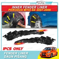 Perodua Myvi SE 2007 - 2008 Fender Inner Liner Mudguard Cover Daun Pisang Pelindung Kereta