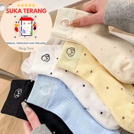 MATA ST Short Socks Above the Ankle LowCut Polka Dot (Choose Color)