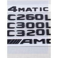 Mercedes-Benz Car Logo C180 C200 C260 C280 C300 AMG Modified Rear Trunk 4MATIC Digital Logo