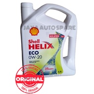 SHELL HELIX ECO 0W-20 FULLY SYNTHETIC ENGINE OIL 3.5L