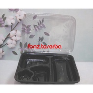 Mika Bento 4 Compartments, 50 pcs (container and lid) Bento Bintang Lunch box / Lunch box Lunch Box 