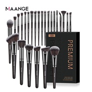 MAANGE 25pcs Kuas Make Up Set Professional Dengan Kit Alat Kecantikan Kotak 51407