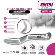 GIGI Tools Dental Cheek Retractor Minnesota 14 cm Stainless Steel Single Ended Retractor CE