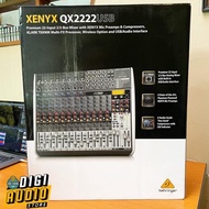 Audio Mixer 12 Channel Behringer Xenyx QX2222 USB Soundcard Recording