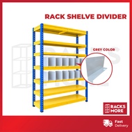 RACKSMORE Rack Shelves Divider Boltless Rack Divider Storage Rack Organizer Steel Plate Shelf Separa