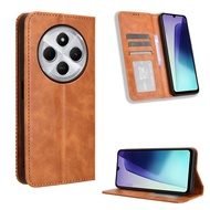 For Redmi A4 A3 Pro Smart Case Premium Leather Wallet Retro Flip Casing for Redmi A3Pro RedmiA4 Phon