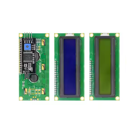 LCD1602 1602 LCD Module Blue/Green Screen 16x2 Character LCD Display with IIC I2C Serial Interface A