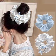 Blue Bow Hair Tie Women Hair Tie Accessories