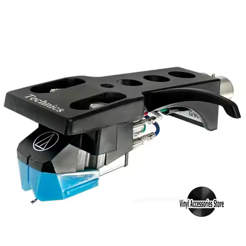 NEW AT-VM95C/H Turntable black and sliver Headshell/Cartridge Combo Kit Blue for Audio-Technica AT-L