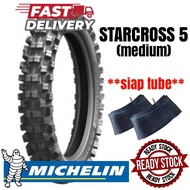 Michelin cross Starcross 5 Medium 100 100 18 120/90-18 120 90 18 100/100-18 ORIGINAL High Quality of