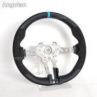 Genuine Leather Suede Steering Wheel for Bmw F30 M3 Mpv2.0 1/2/3/4 Series F8x M2 M3 M4 Tri-Color Sti