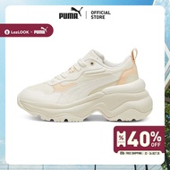 PUMA Basics รองเท้าผ้าใบผู้หญิง Cilia Wedge สีขาว - 39391511