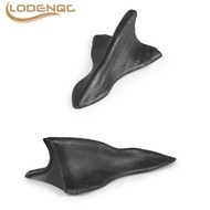 10PCS Universal Black Rear Roof Shark Fins Spoiler Wing Kit Car Roof Spoiler Bumper Spoiler Shark Fi