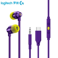 Newest Logitech G333 3.5mm In-Ear Gaming Headphones with Microphone USB Aluminum Alloy for Laptop PC Gaming Earphone Headset