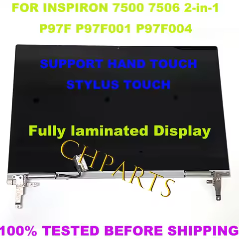 Laptop Replacement Display For Dell Inspiron 7500 7506 2-in-1 P97F P97F001 P97F004 LCD Touch Screen 