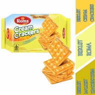 Biskuit Malkist Krakers Krim - Biskuit Roma - Biskuit Cream Crackers - 128gr
