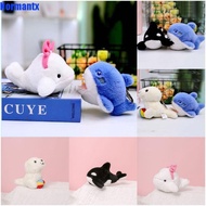 JOYEX Orca Plush Keychain, Ocean Series Marine Animal Animal Beluga Plush Keyring, Car Keychain Shar