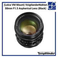 [Clearance Sales] Voigtlander Nokton 50mm F1.5 Aspherical Lens (Black) - [Leica VM Mount]