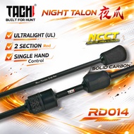 TACHI NIGHT TALON UL Singlehand 1-6lb Kolam Solid Carbon 1.5-1.98m Ultralight Rod Freshwater Spinnin