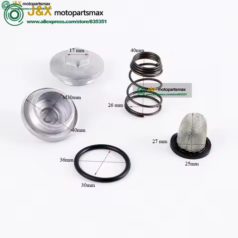 Oil Screen Set net Oil Strainer Set For 4 stroke Scooter ATV GY6 50 125 150 cc 139QMB / 152QMI / 157