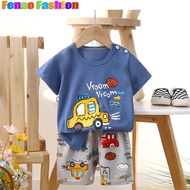Kids Short Sleeve Clothes Set T-shirt Boys Clothing Cute for Children Boy Fashion Shorts Tshirt Sets