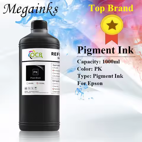 OCB 1000ML T05A T05B T973 T974 Pigment Ink T05A1 T05A2 T05A3 T05A4 T9731 For Epson WorkForce WF-C878