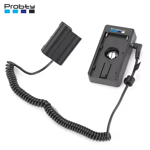 EP-5B DC Coupler EN-EL15 EN-EL15C Dummy Battery+NP-F Battery Adapter Plate for Nikon 1 V1 Z5 Z6 Z7 D