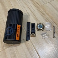 HELSON 青銅潛水機械錶 綠錶盤 潛水錶 自動機械錶 全套