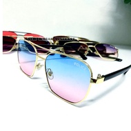 Police Fashion Sunglasses 2tone Color Lens